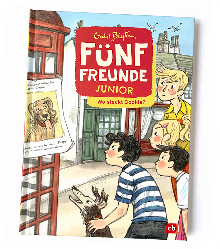 Buchcover: Die Fünf Freunde. Wo steckt Cookie?